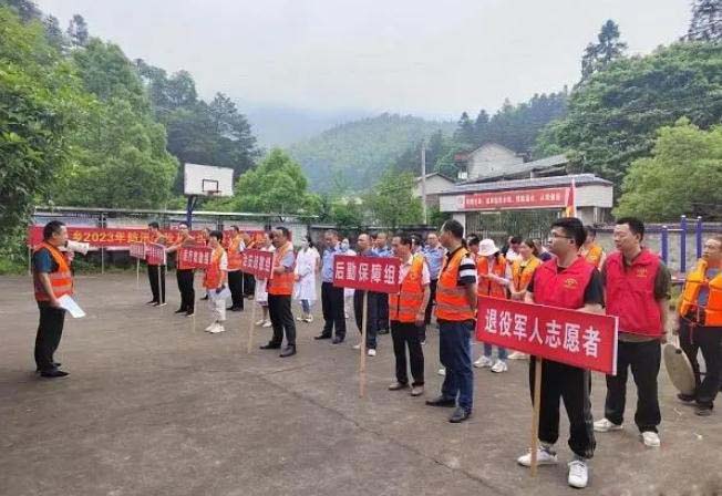 金凤乡展开防汛防灾应急练习练习
